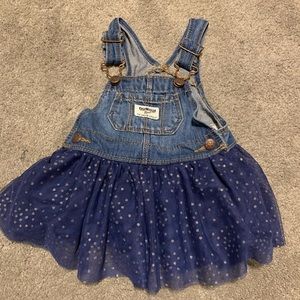 Oshkosh overall skirt 6-9 months